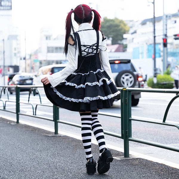 Three-layered Lolita Skirt ACDC RAG