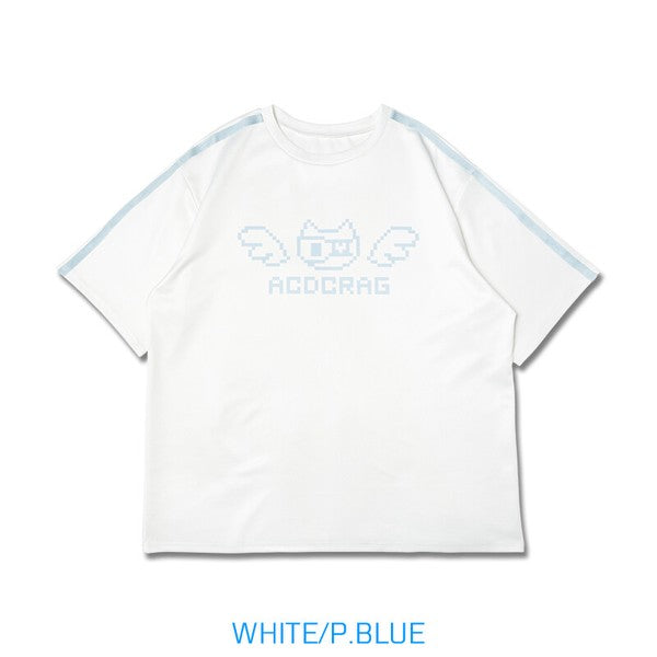 T-shirt "Harajuku Style" Unisex White ACDC RAG