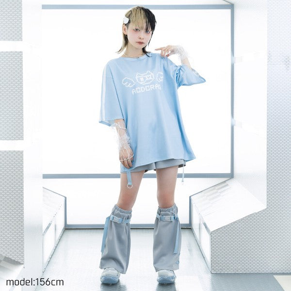 T-shirt "Harajuku Style" Unisex Blue ACDC RAG