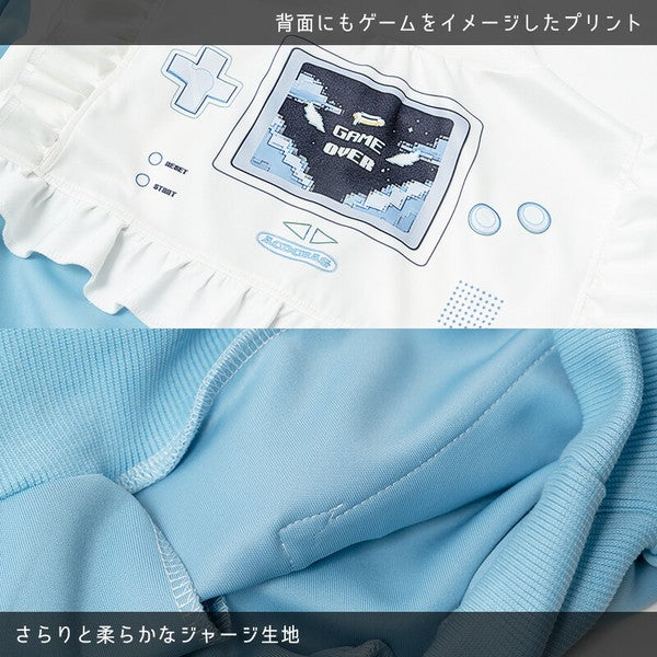 Jacket "Harajuku Style" "Yami Kawaii" Blue ACDC RAG