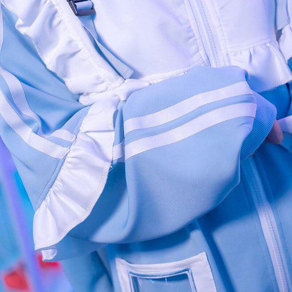 Jacket "Harajuku Style" "Yami Kawaii" Blue ACDC RAG