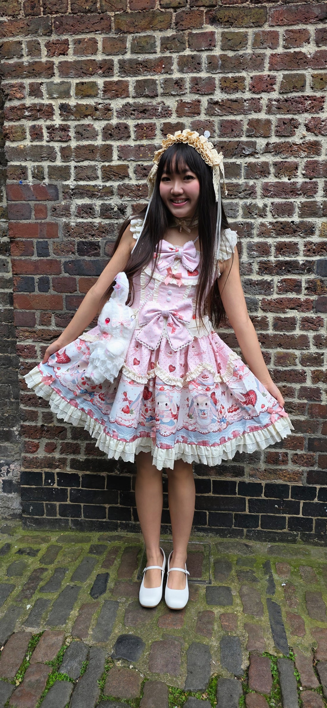 Lolita Dress Bunny Loves Strawberries