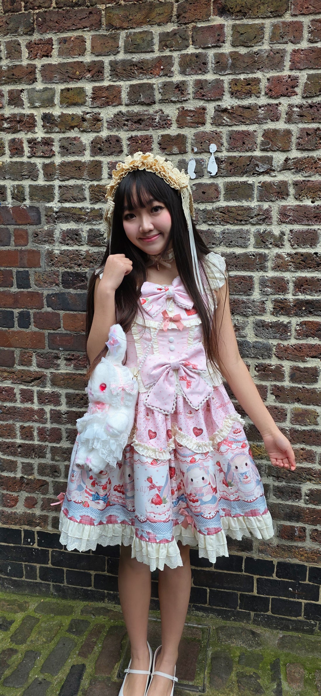 Lolita Dress Bunny Loves Strawberries