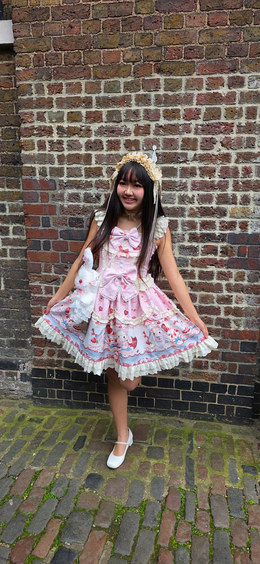 Lolita Dress Bunny Loves Strawberries