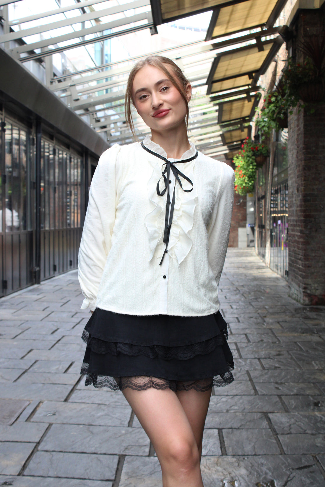 Midnight Denim Lace Mini