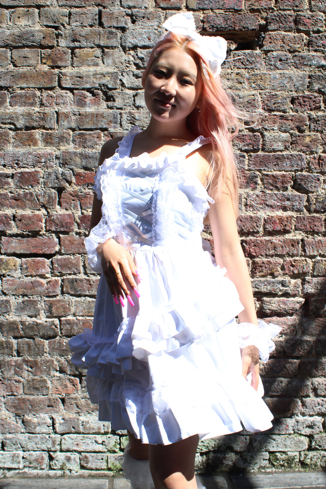 Vanilla Lolita Dress with Head Dress by Morpho Japan