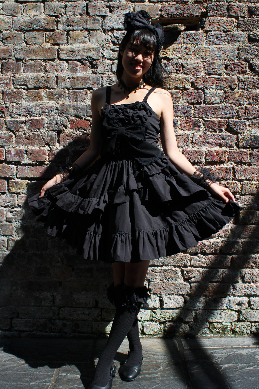 Crush Lolita Dress with Head Dress by Morpho Japan