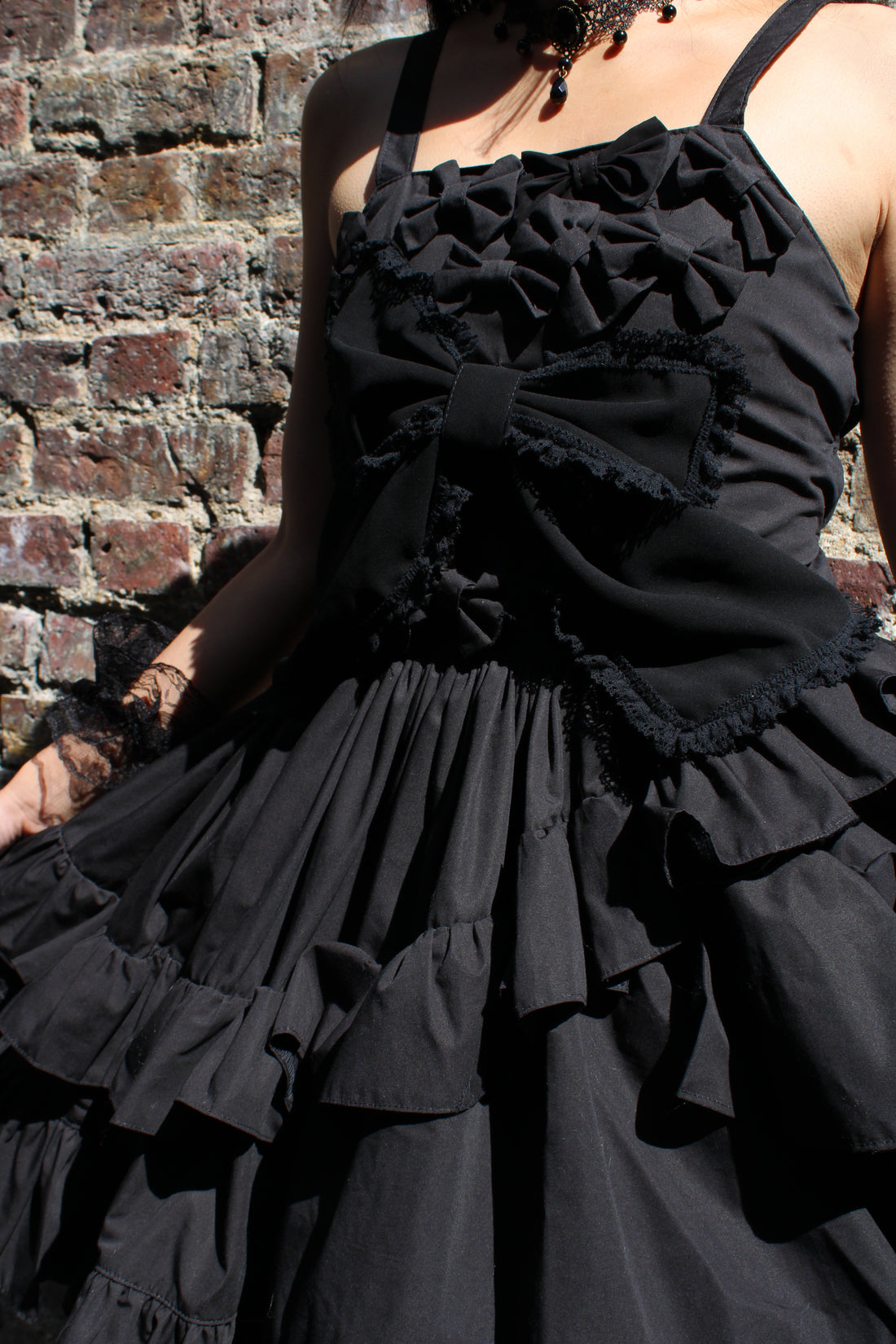 Crush Lolita Dress with Head Dress by Morpho Japan