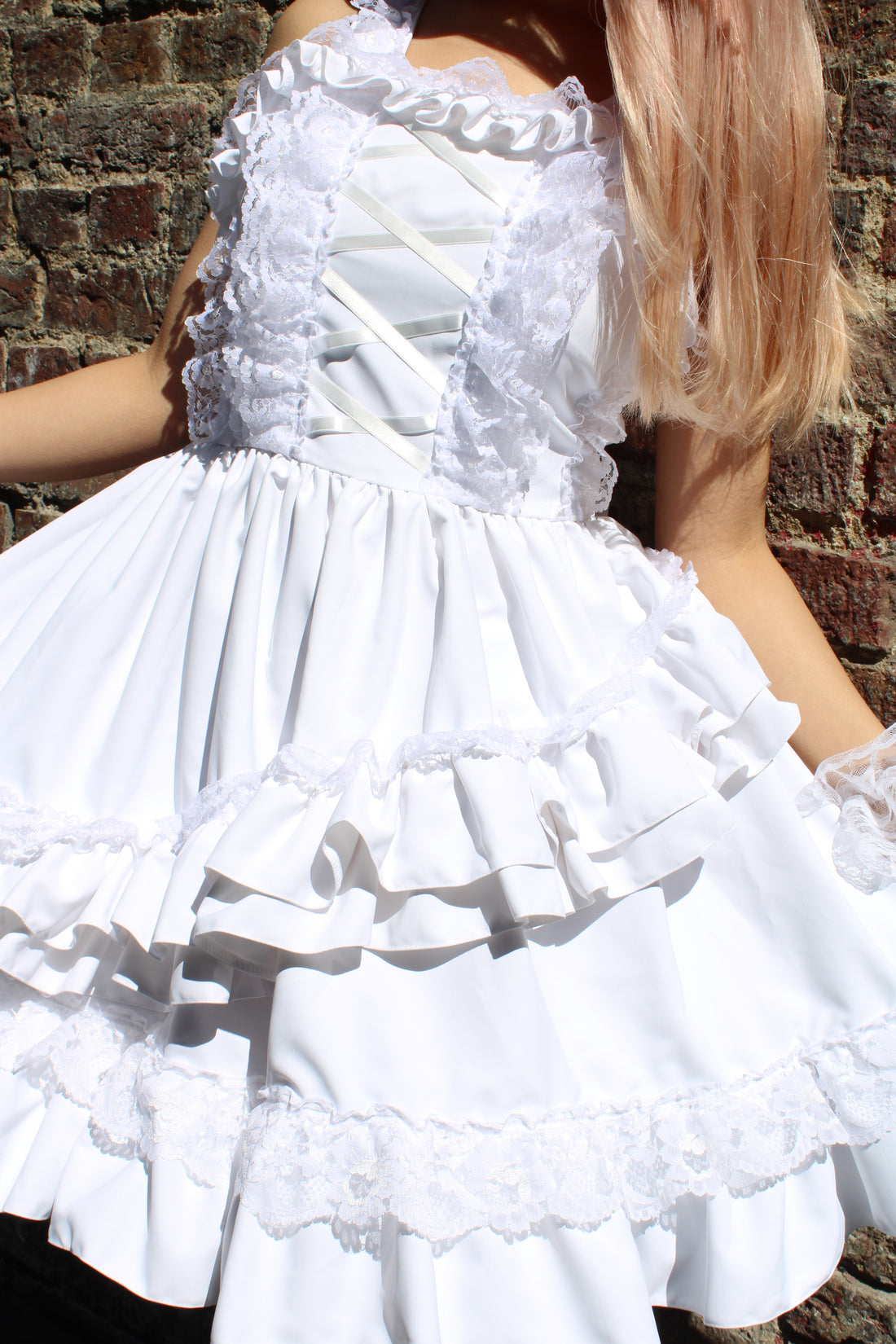 Vanilla Lolita Dress with Head Dress by Morpho Japan