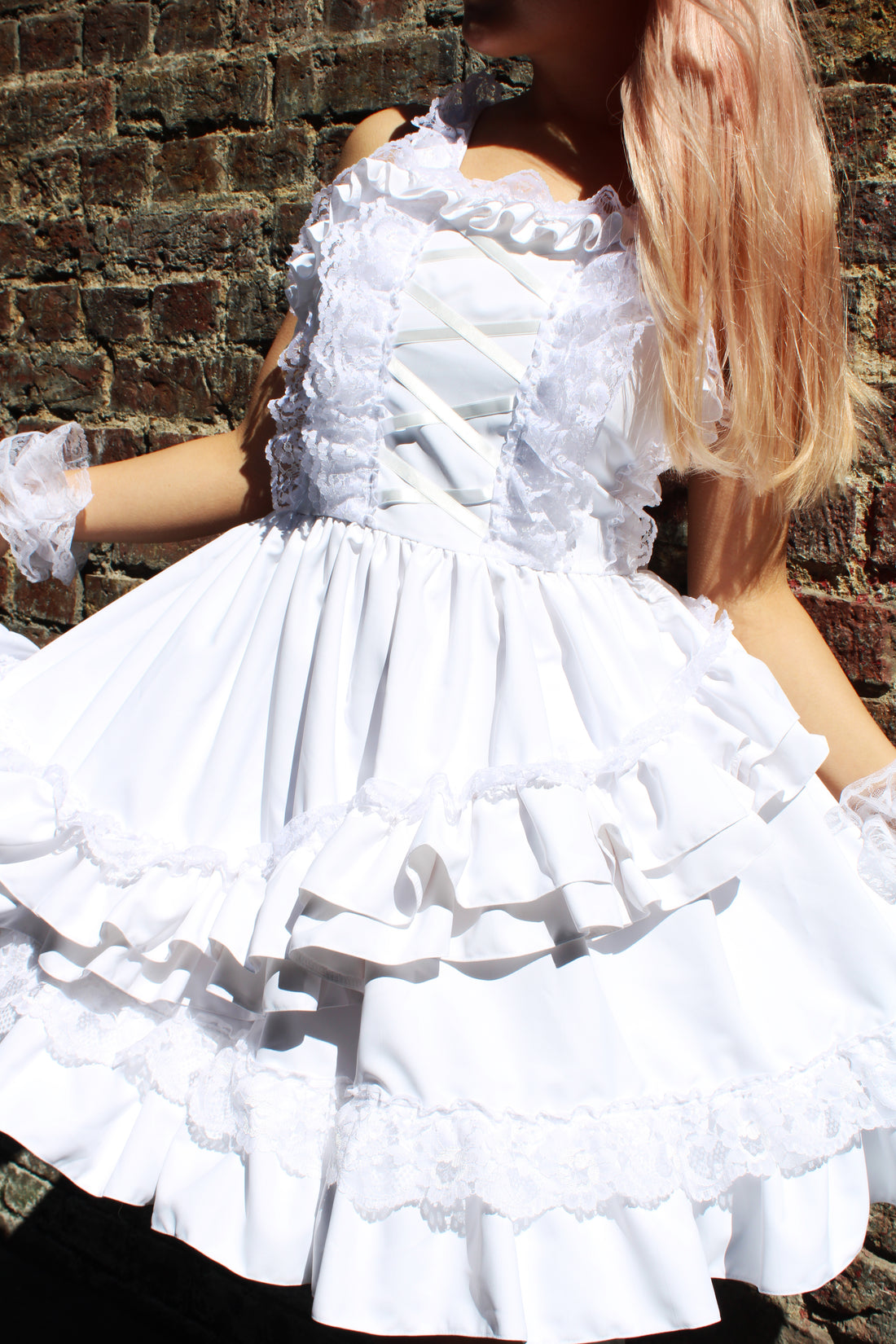Vanilla Lolita Dress with Head Dress by Morpho Japan