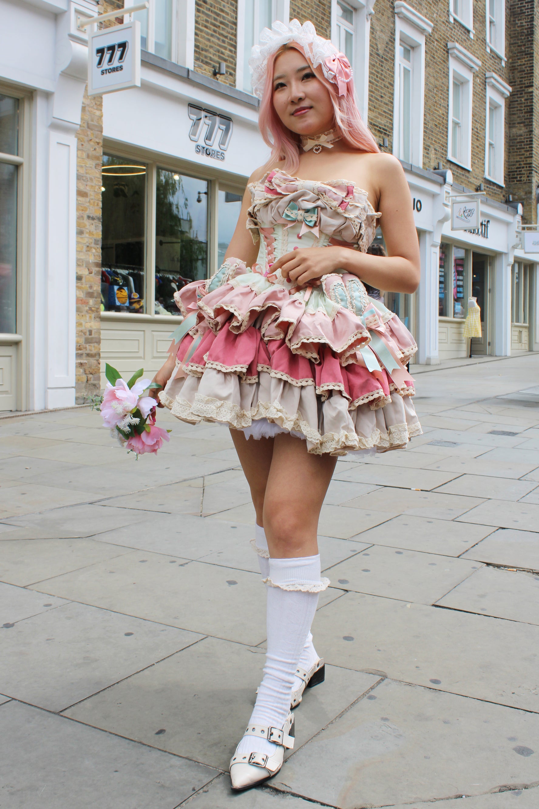 Lolita Dress Bustier with Petticoat
