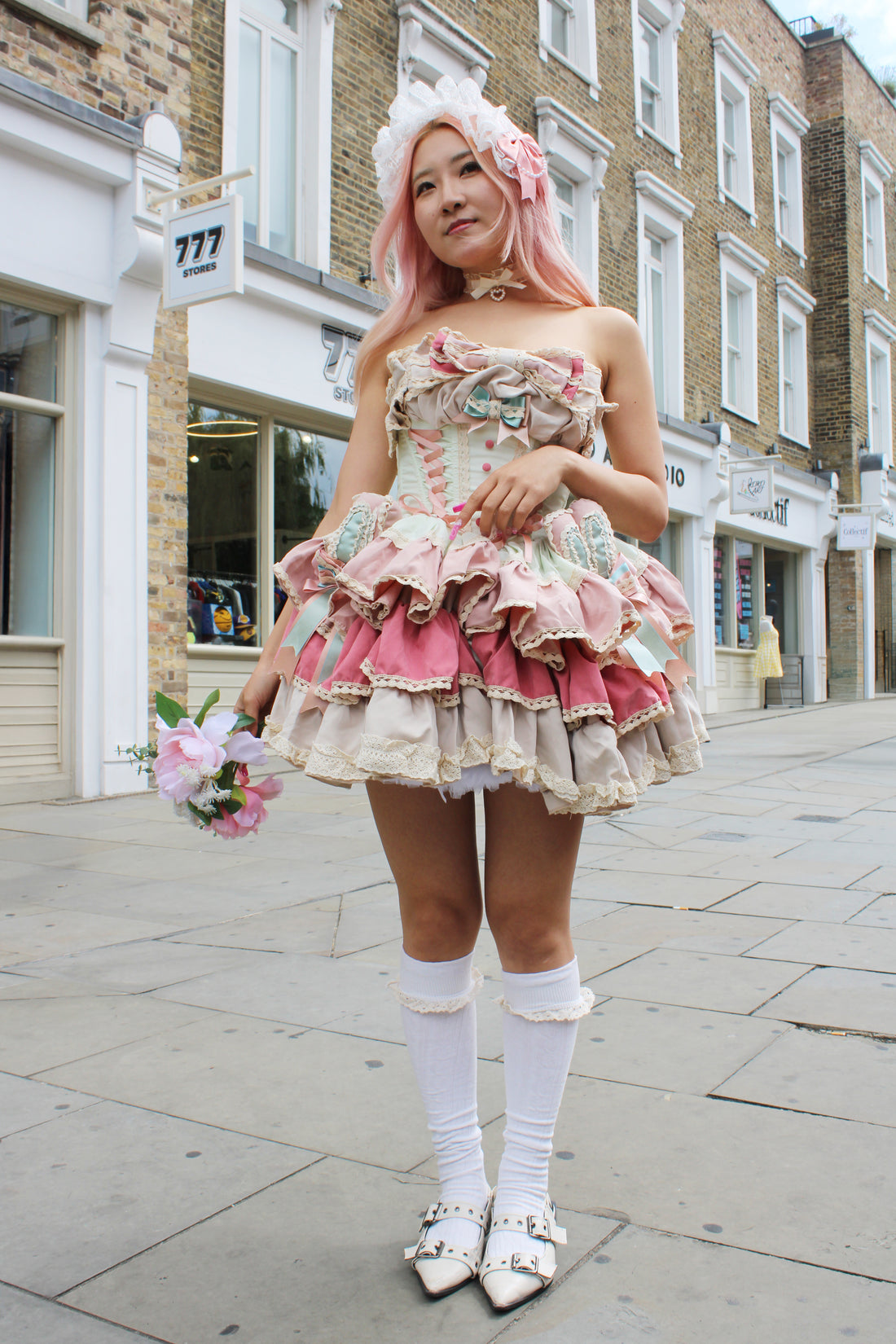 Lolita Dress Bustier with Petticoat