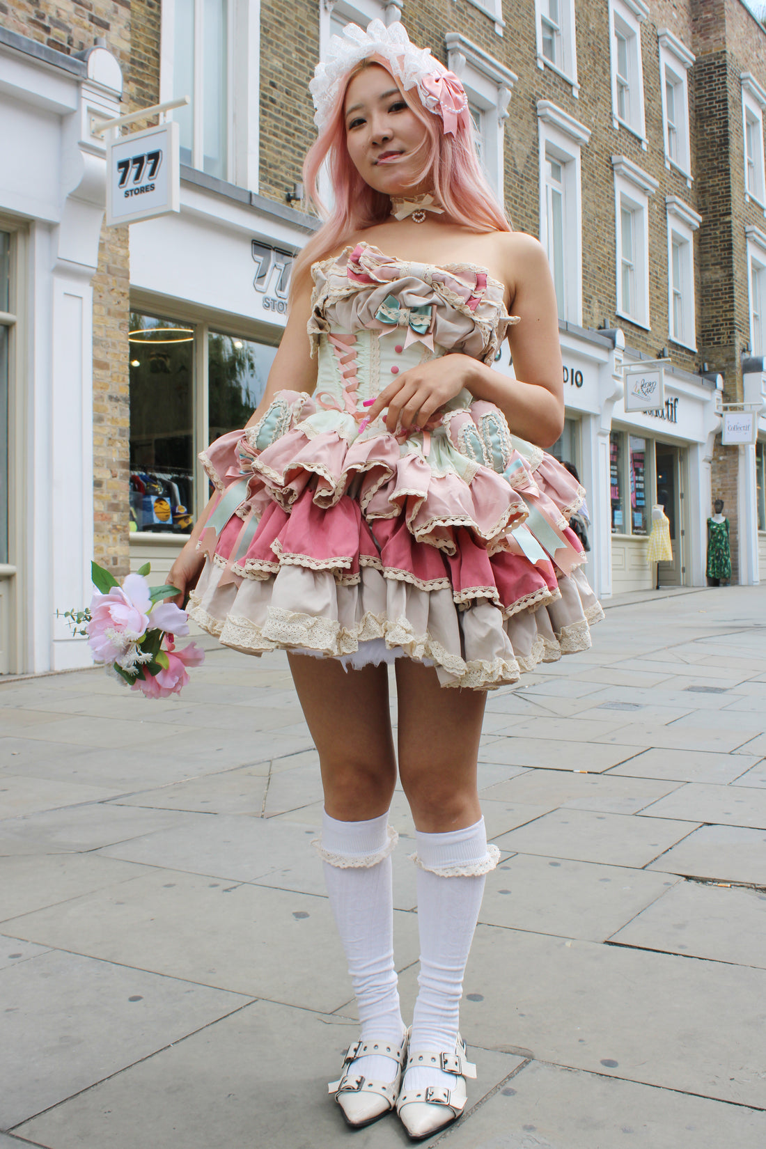 Lolita Dress Bustier with Petticoat
