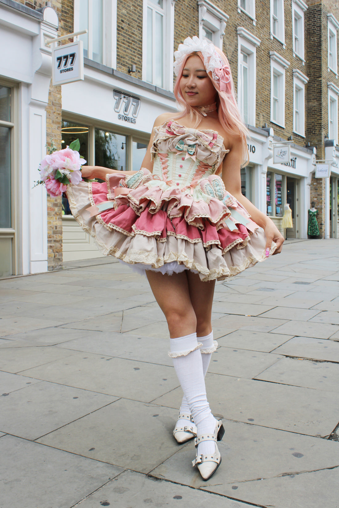 Lolita Dress Bustier with Petticoat