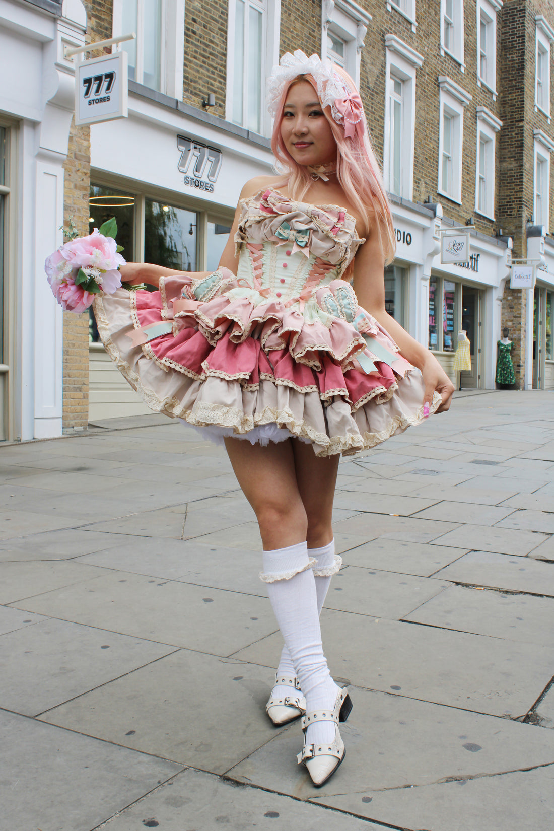 Lolita Dress Bustier with Petticoat