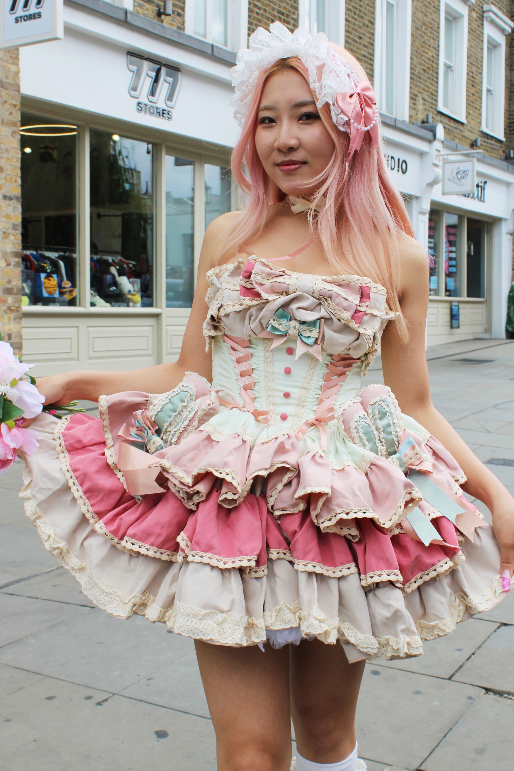 Lolita Dress Bustier with Petticoat