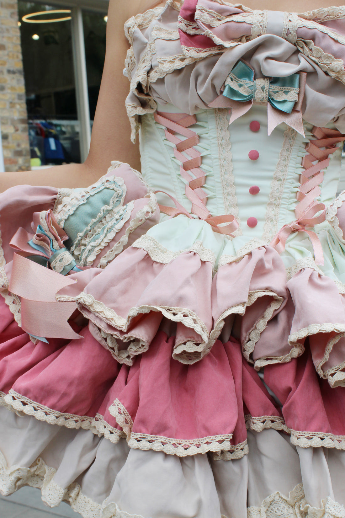 Lolita Dress Bustier with Petticoat