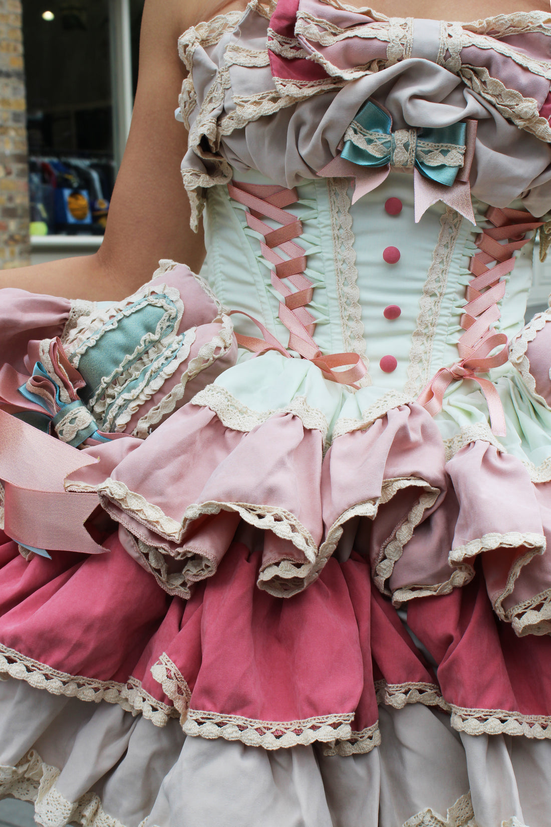 Lolita Dress Bustier with Petticoat