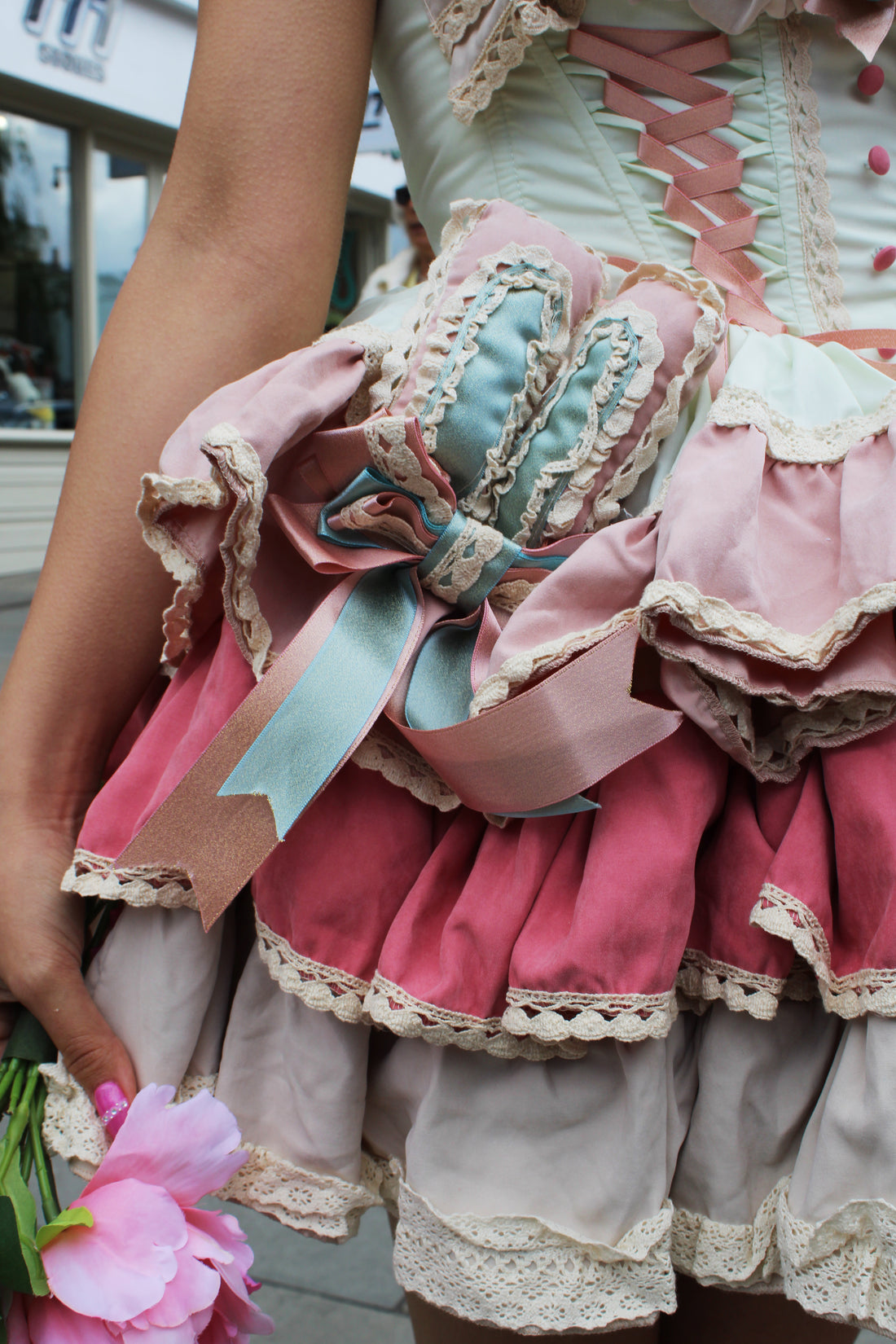 Lolita Dress Bustier with Petticoat