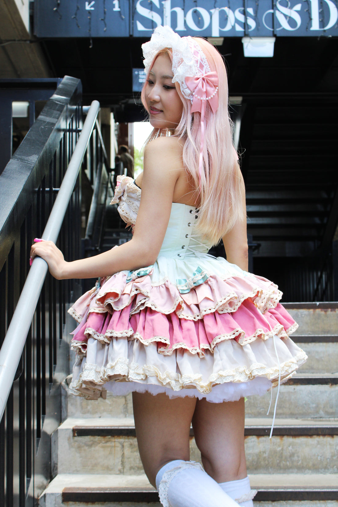Lolita Dress Bustier with Petticoat
