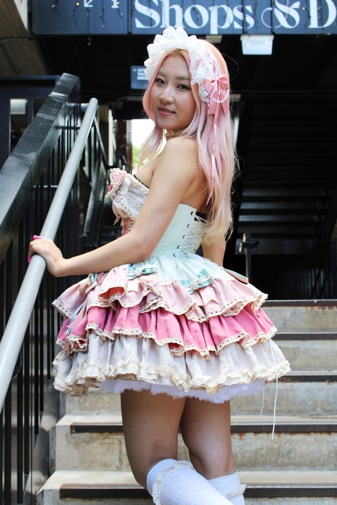 Lolita Dress Bustier with Petticoat