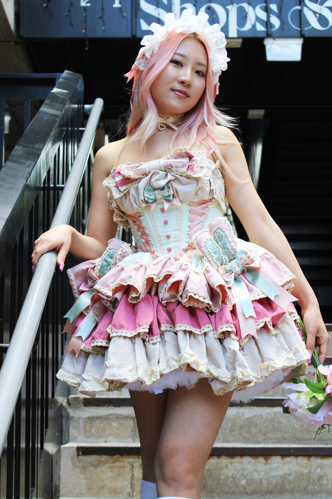Lolita Dress Bustier with Petticoat