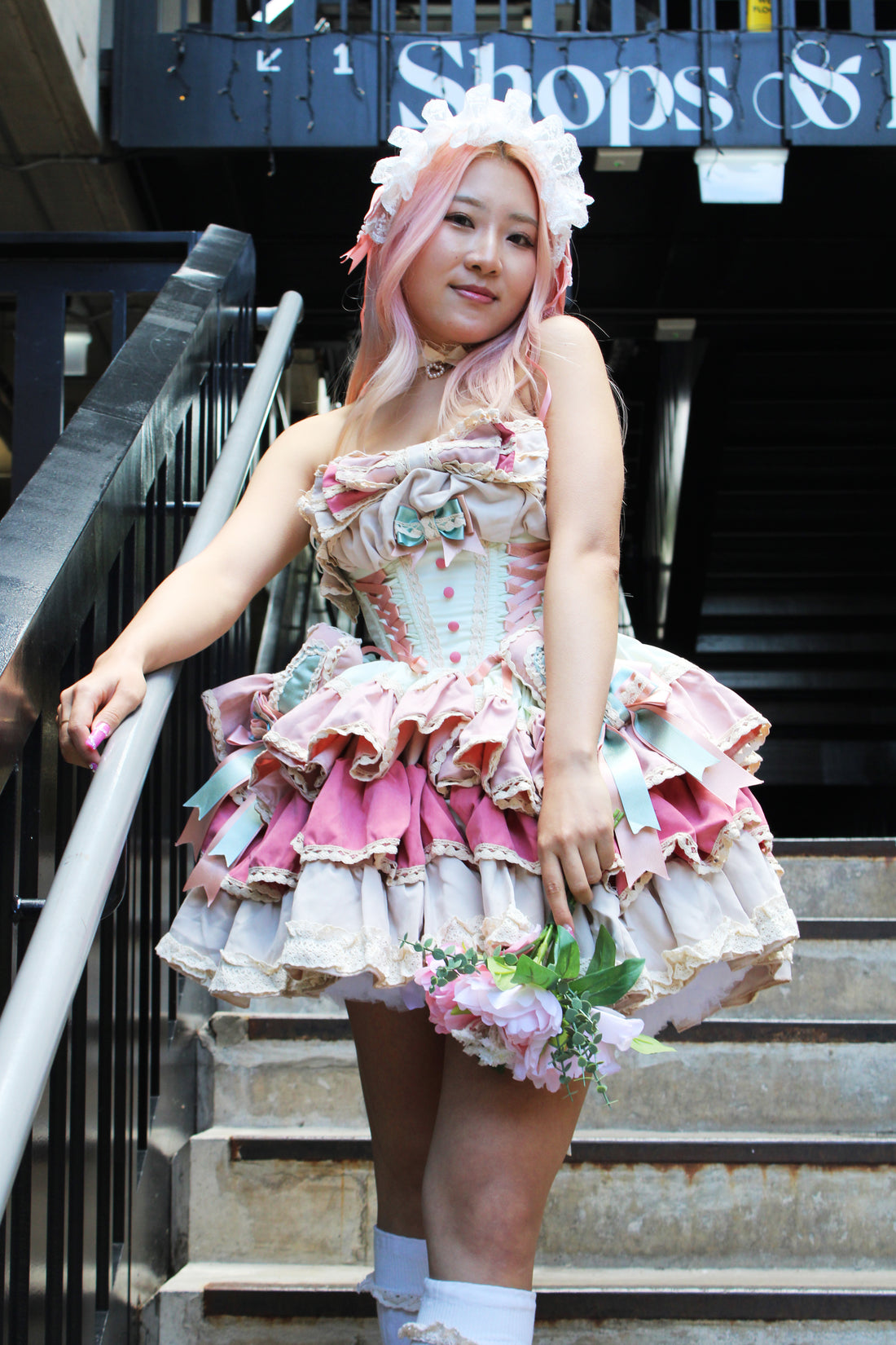 Lolita Dress Bustier with Petticoat