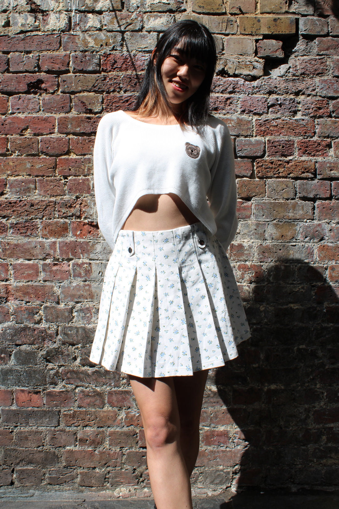 Bear With Me Knit Crop Top