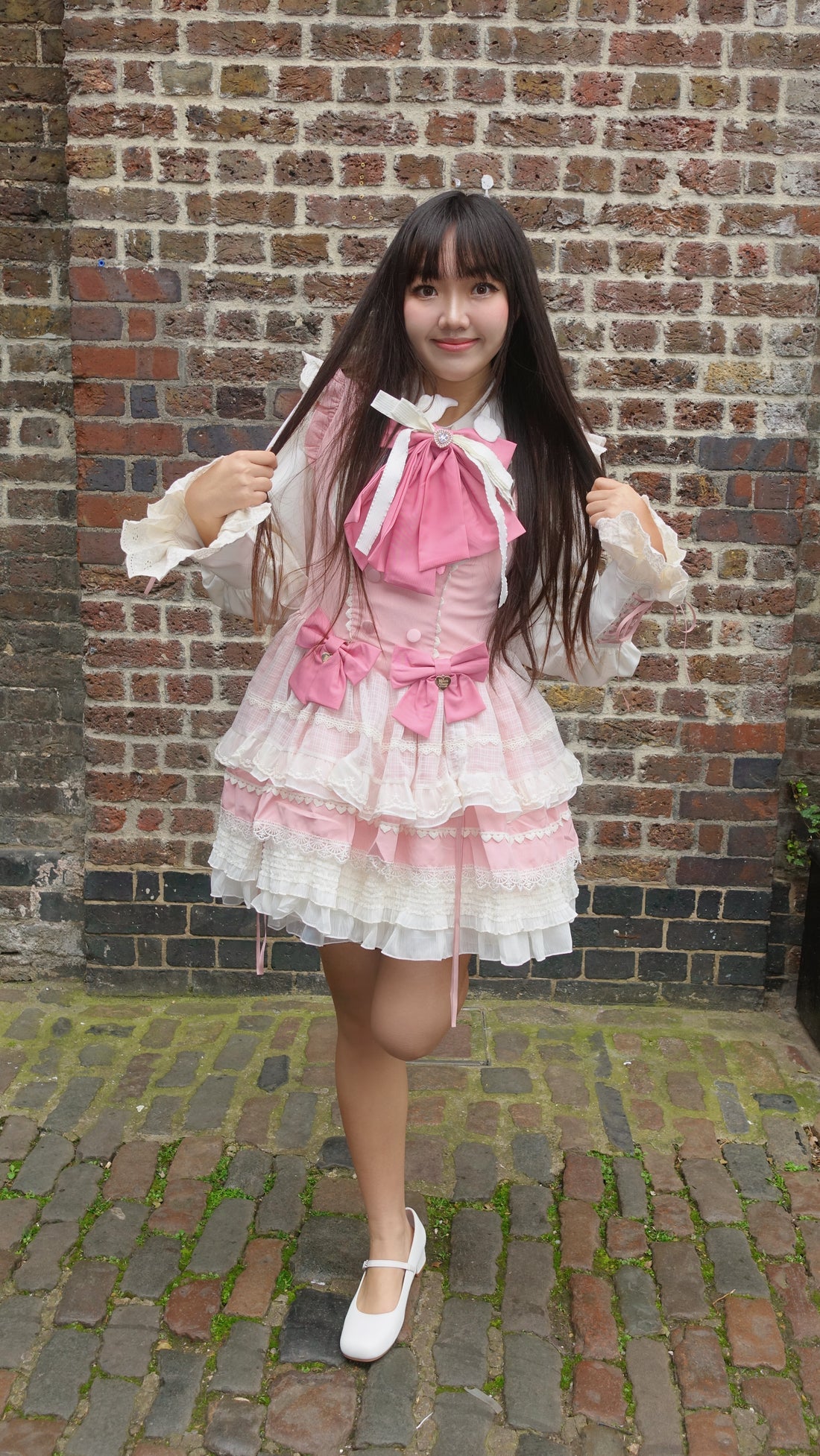 Lolita Dress & Blouse Set Sakura in Bloom