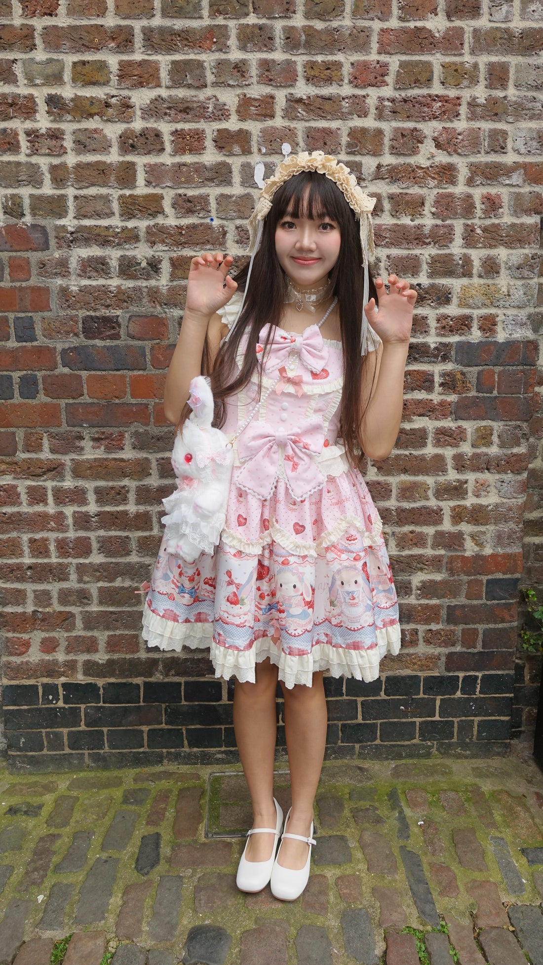 Lolita Dress Bunny Loves Strawberries