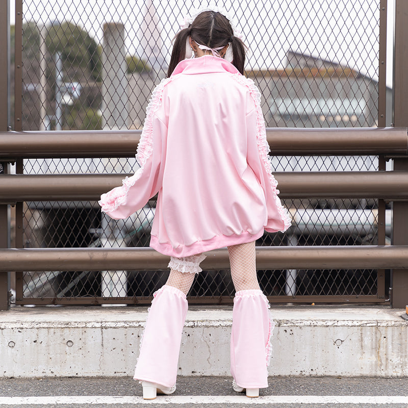Blouson Jacket "Harajuku Style" "Yami Kawaii" Pink ACDC RAG