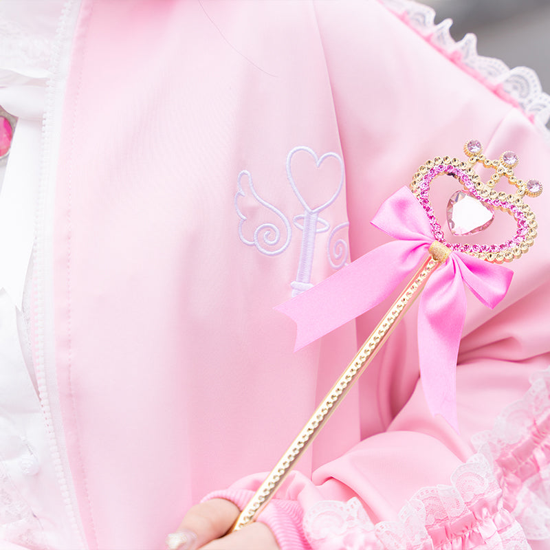 Blouson Jacket "Harajuku Style" "Yami Kawaii" Pink ACDC RAG