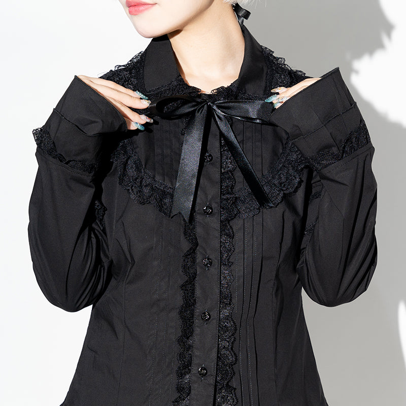 2WAY Lolita Blouse Black ACDC RAG