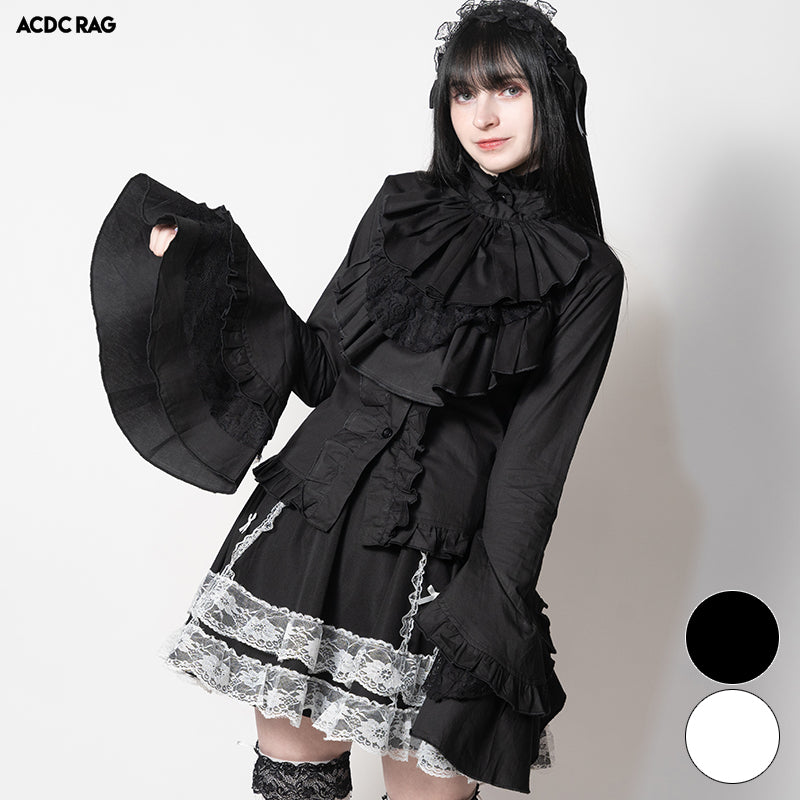 2WAY Lolita Blouse Black ACDC RAG
