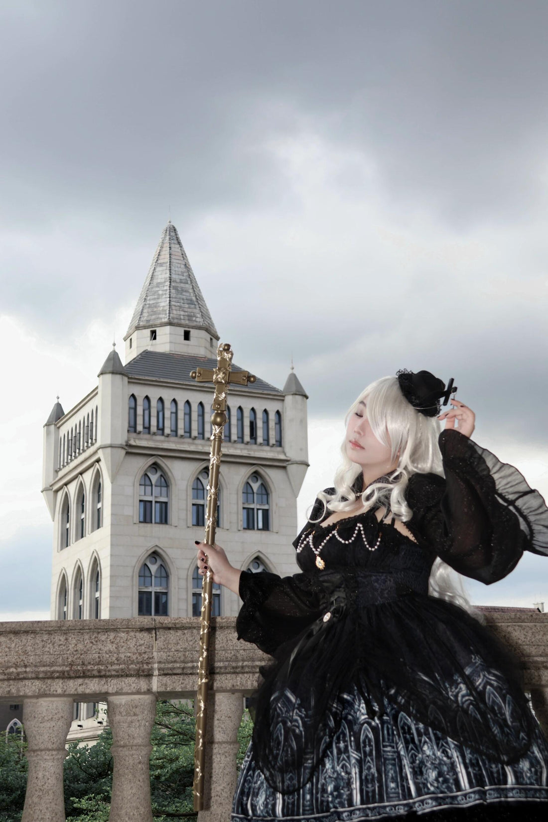 Gothic Lolita Dress Cathedral with Matching Bolero