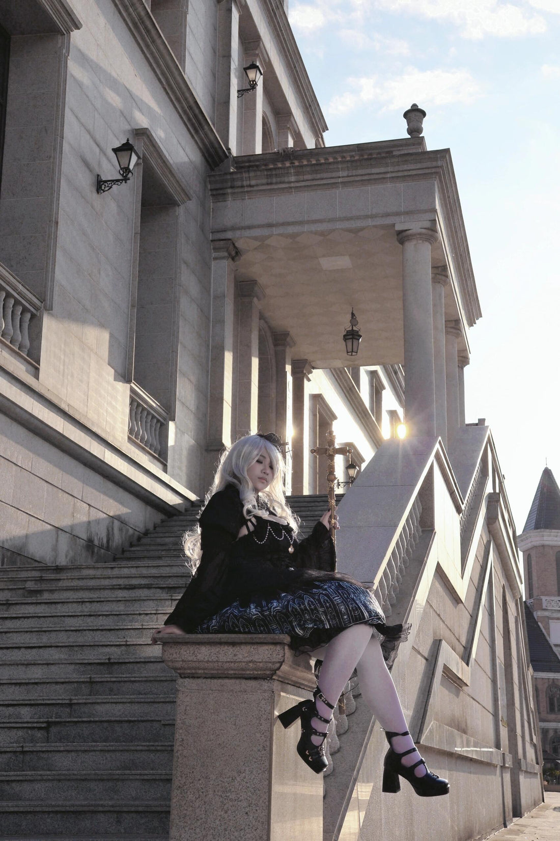 Gothic Lolita Dress Cathedral with Matching Bolero