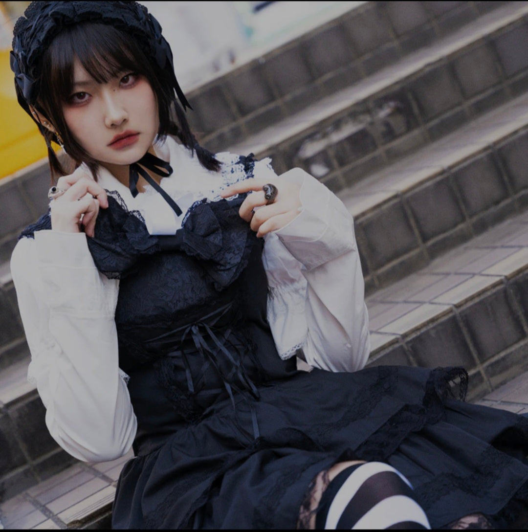 Ribbon Gothic Dress by ACDC RAG