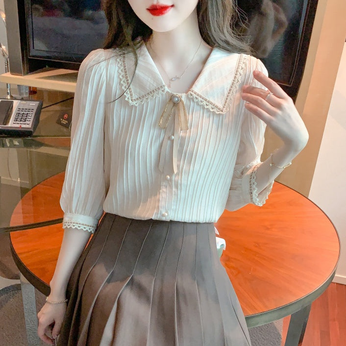 Pearl Whisper Blouse