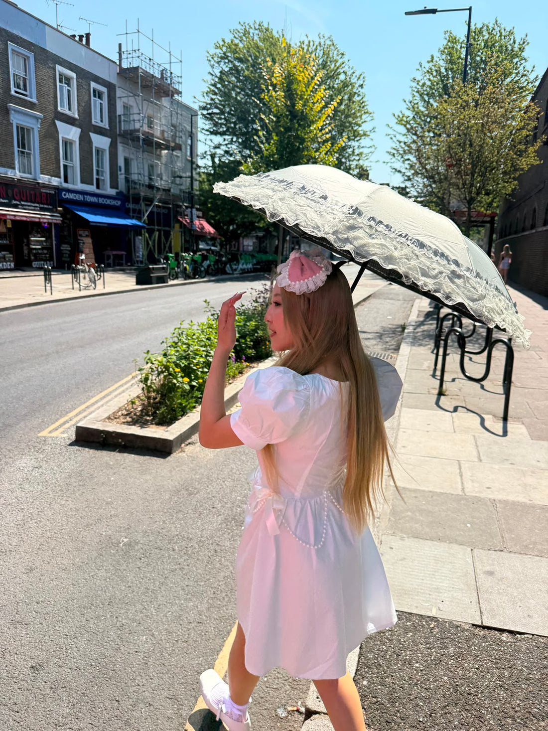 White Rose Summer Dress by Momo