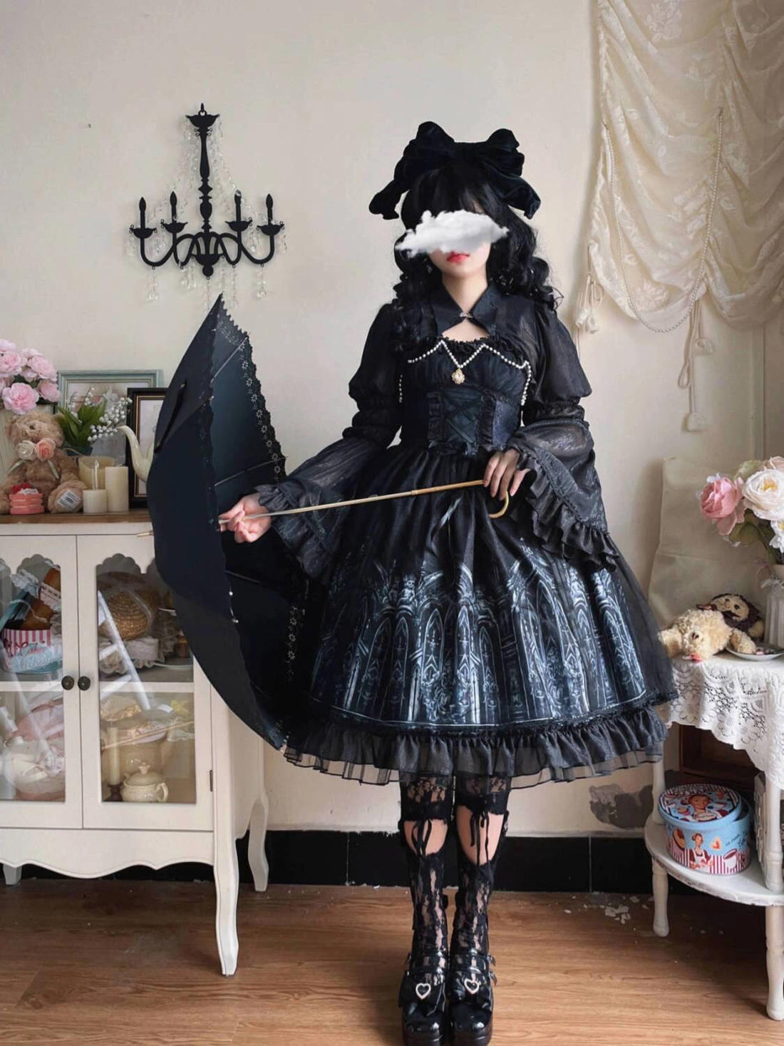 Gothic Lolita Dress Cathedral with Matching Bolero