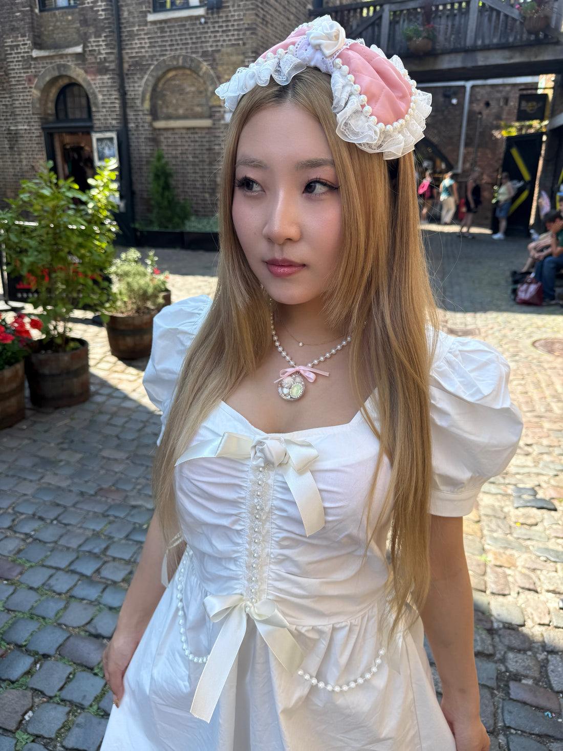 White Rose Summer Dress by Momo