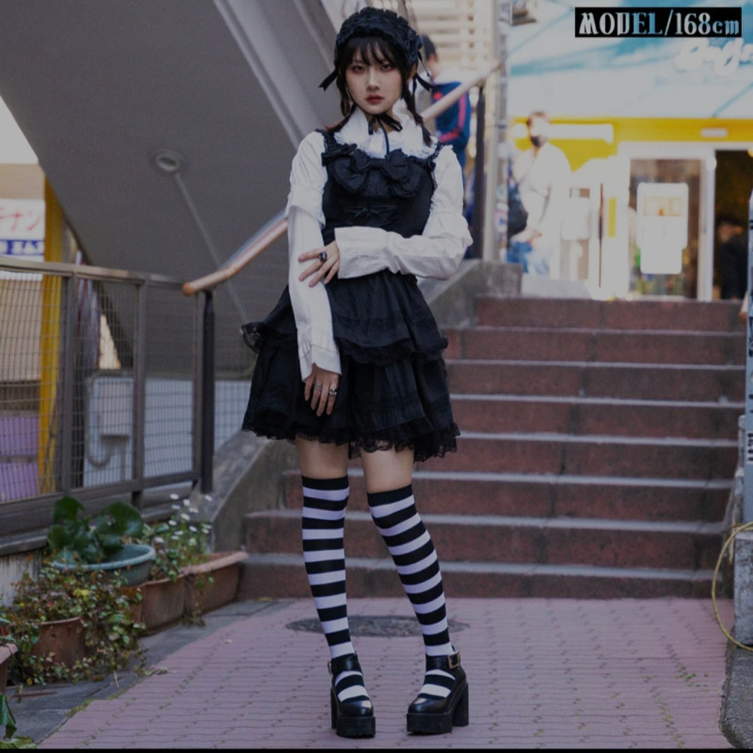Ribbon Gothic Dress by ACDC RAG