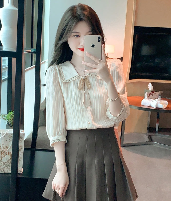 Pearl Whisper Blouse