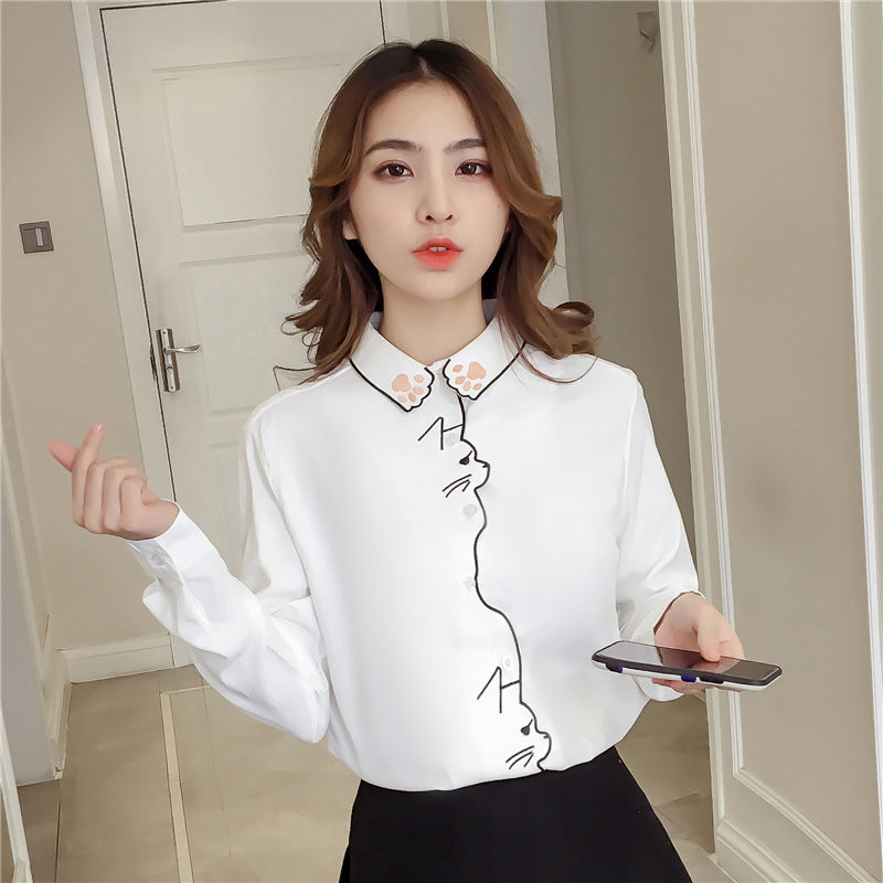 Meaow Lines Blouse 🐾