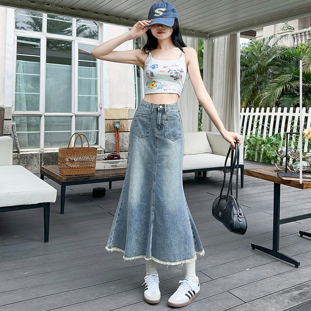 Daydream Denim Maxi Skirt