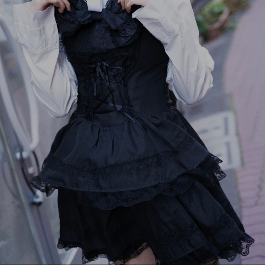 Ribbon Gothic Dress by ACDC RAG