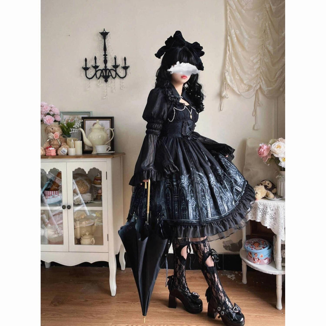 Gothic Lolita Dress Cathedral with Matching Bolero