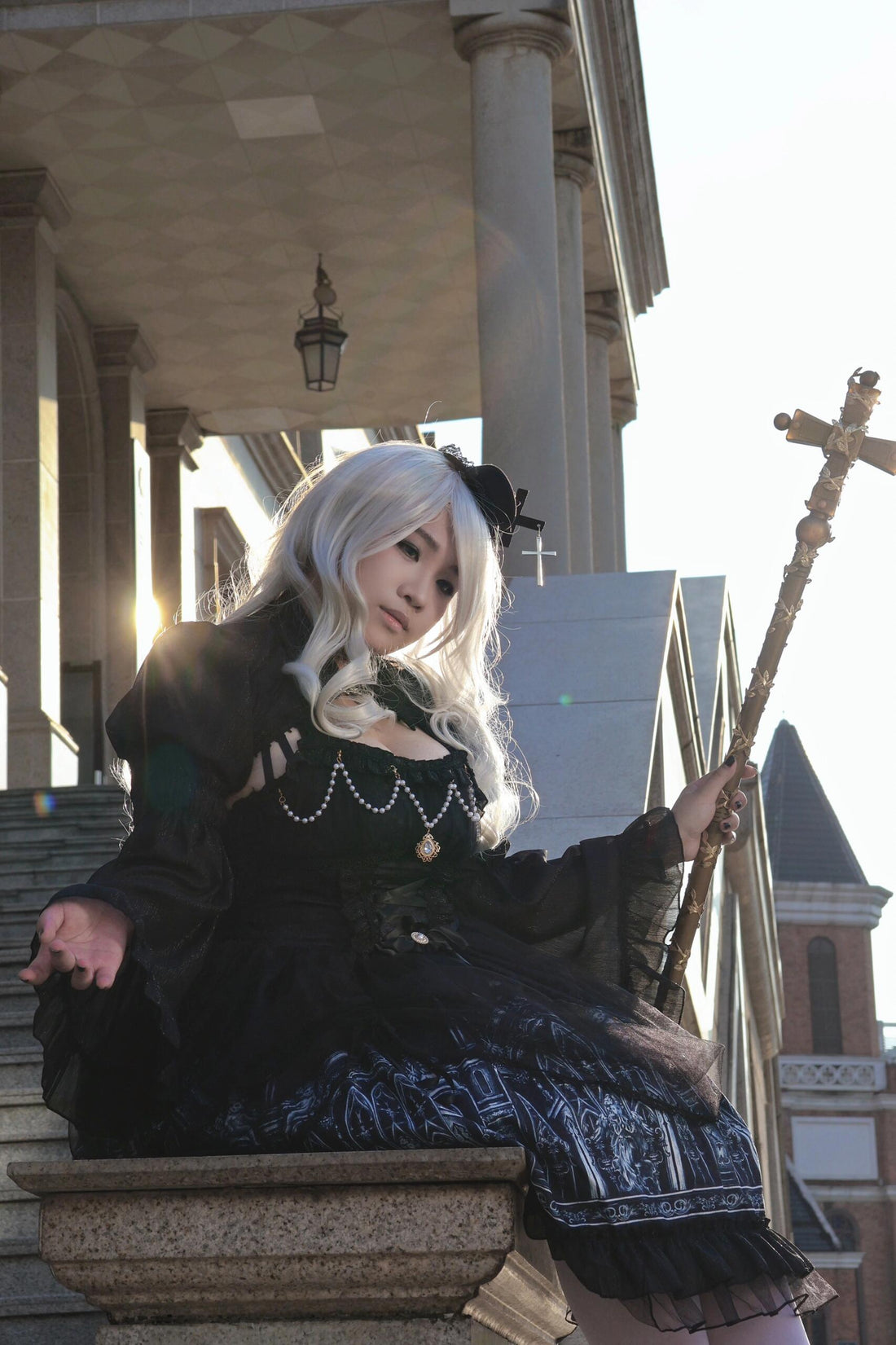 Gothic Lolita Dress Cathedral with Matching Bolero