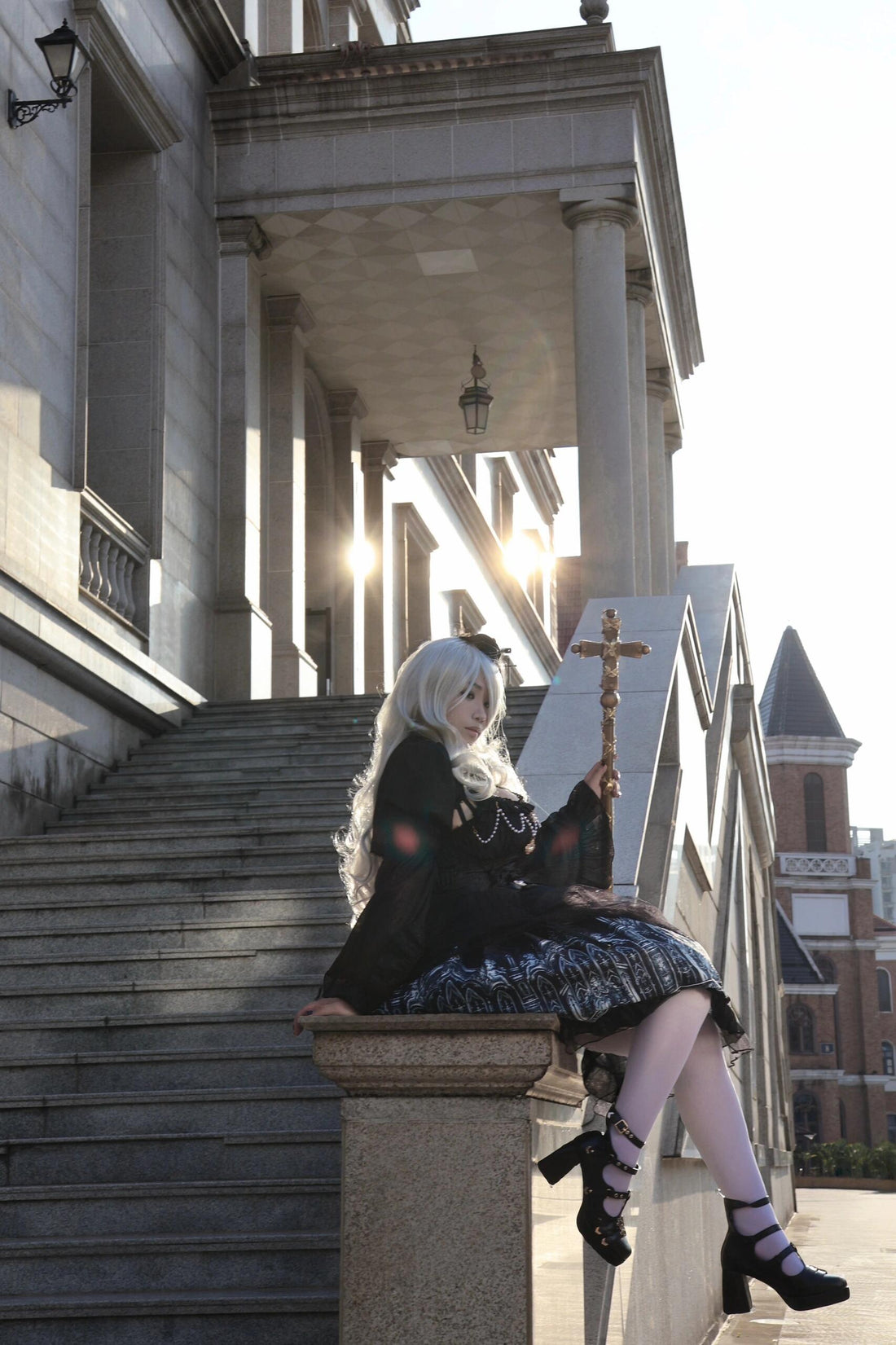 Gothic Lolita Dress Cathedral with Matching Bolero