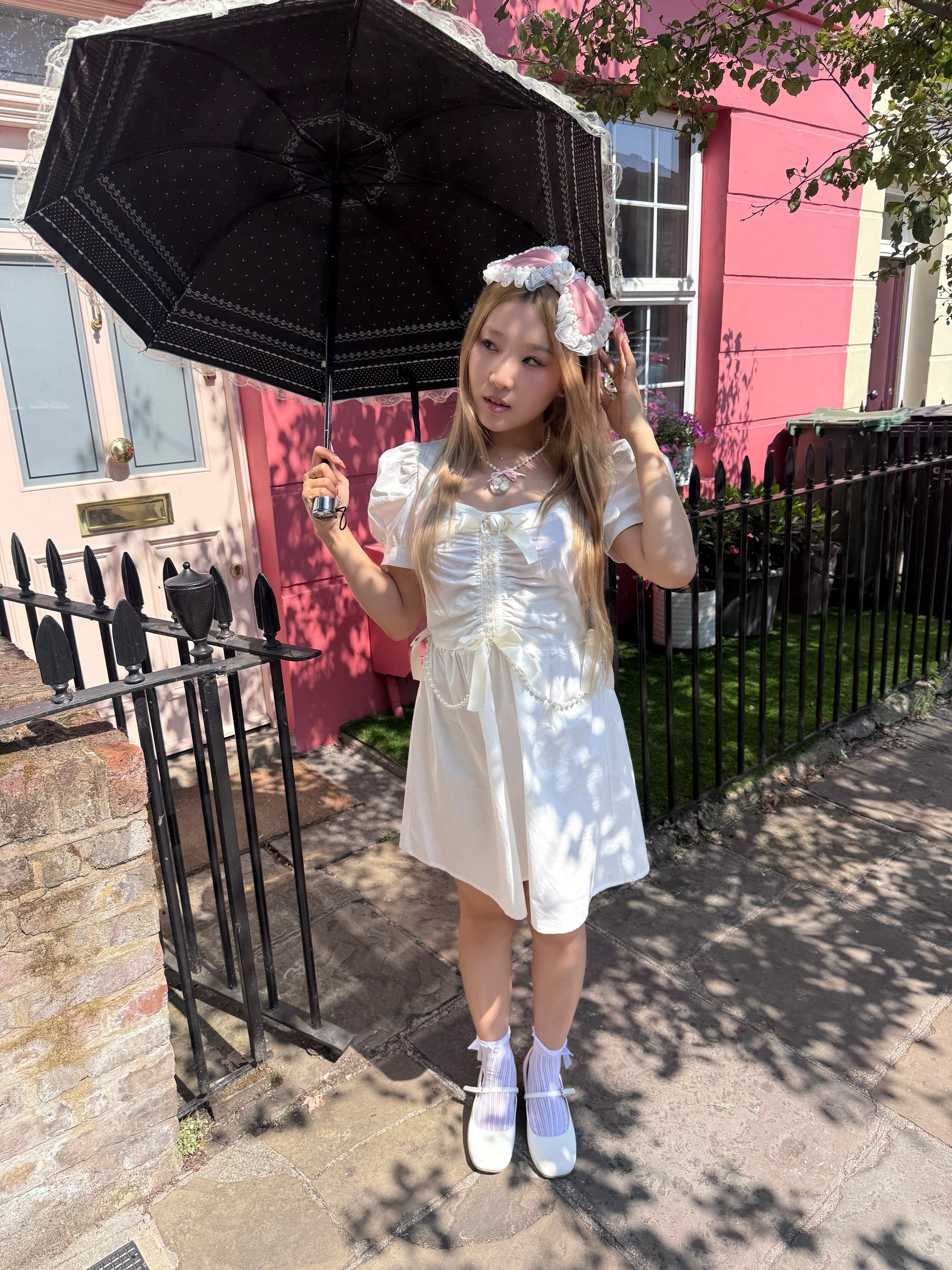 White Rose Summer Dress by Momo